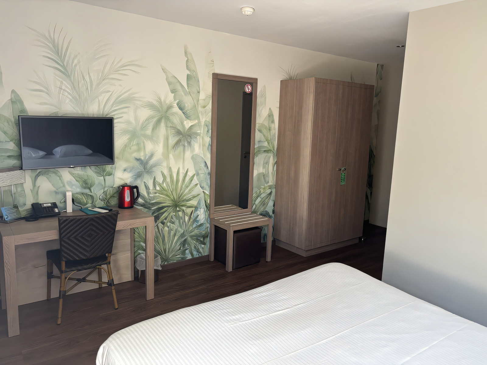 Le coin bureau d'une chambre